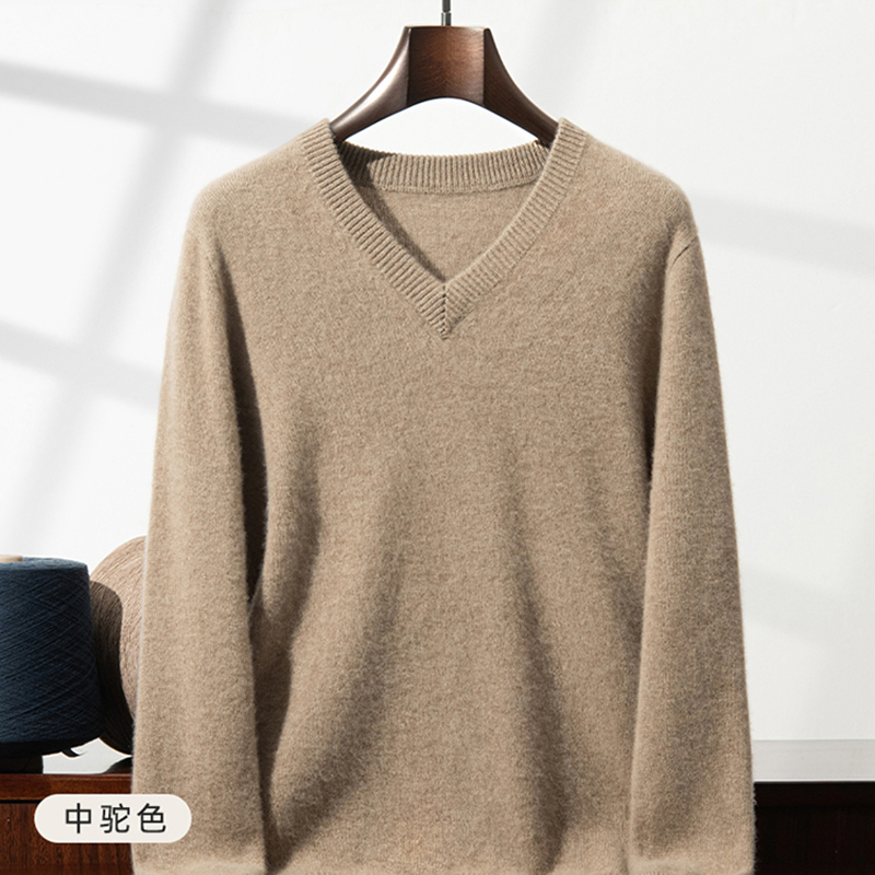 Resin Vat - Maglione in Cashmere Spesso da Uomo,