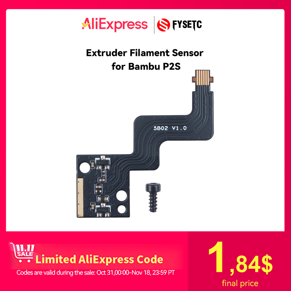 Bowden Tube - Kit Sensore Filamento per Estrusore Bambu