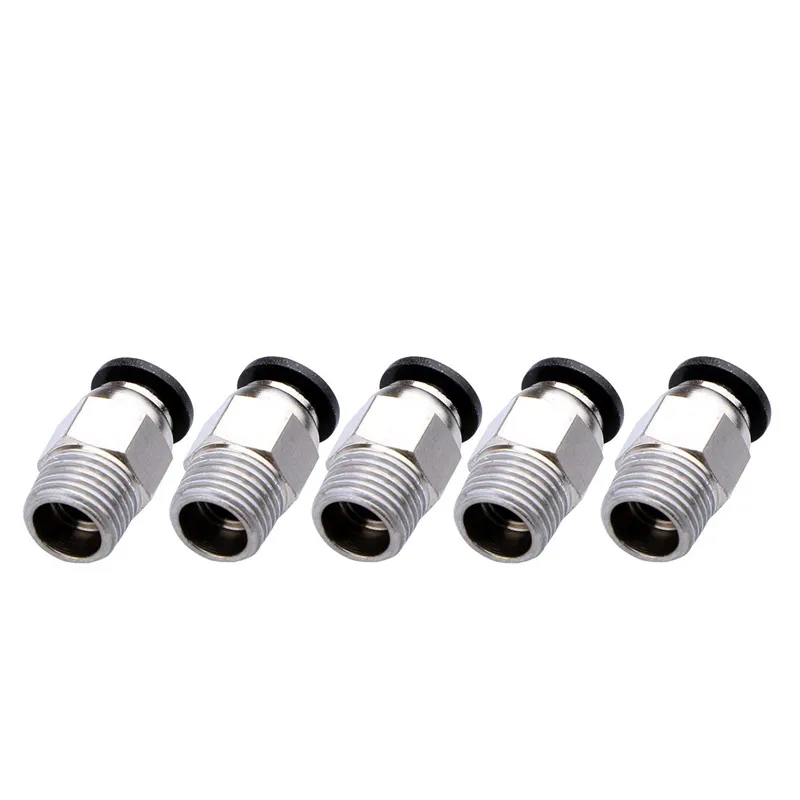 Bowden Tube - 10 Pezzi/Lotto Connettore Pneumatico Rapido PC4-M6