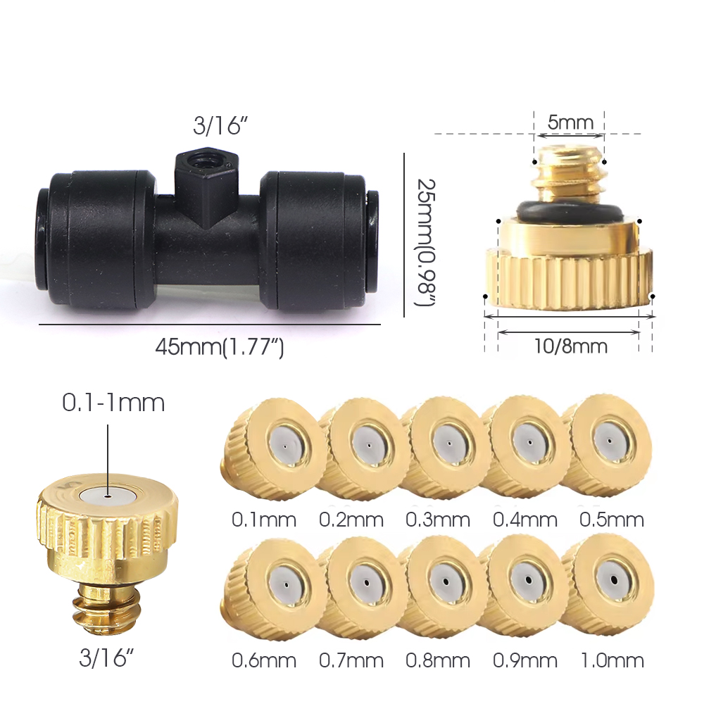 Ugello di spruzzo in ottone da - Nozzle Brass recensione e prezzo