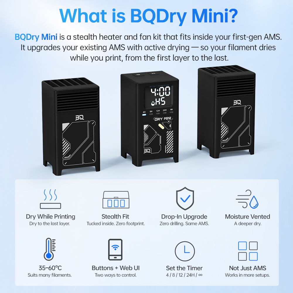 BIQU BQDry Mini Asciugatrice p - Enclosure 3D Printer recensione e prezzo