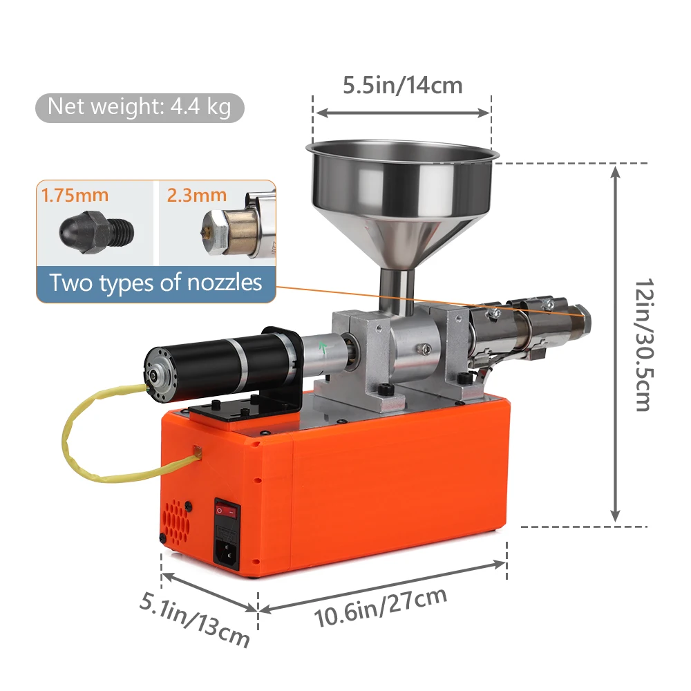 Piccola estrusore a vite singo - Petg Filament recensione e prezzo