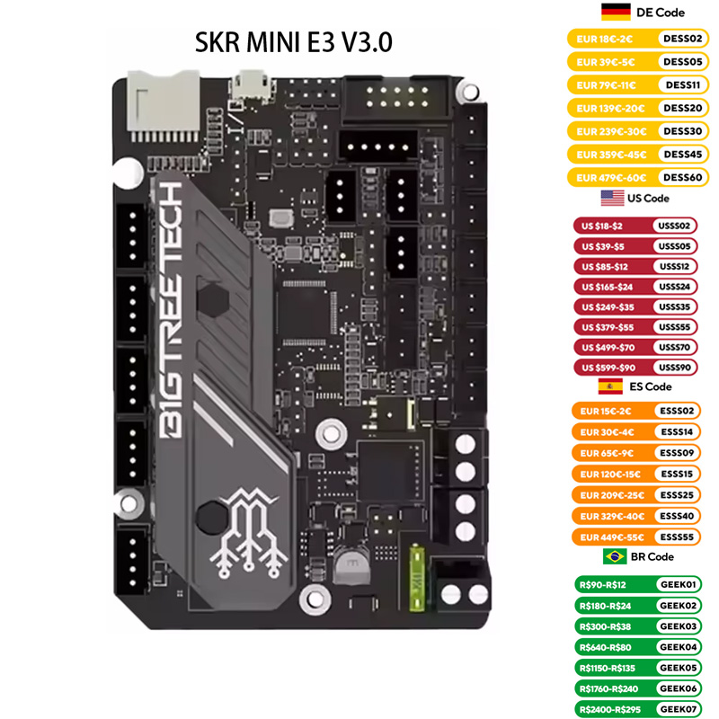 BIGTREETECH SKR MINI E3 V3.0 S - Skr Mini E3 recensione e prezzo