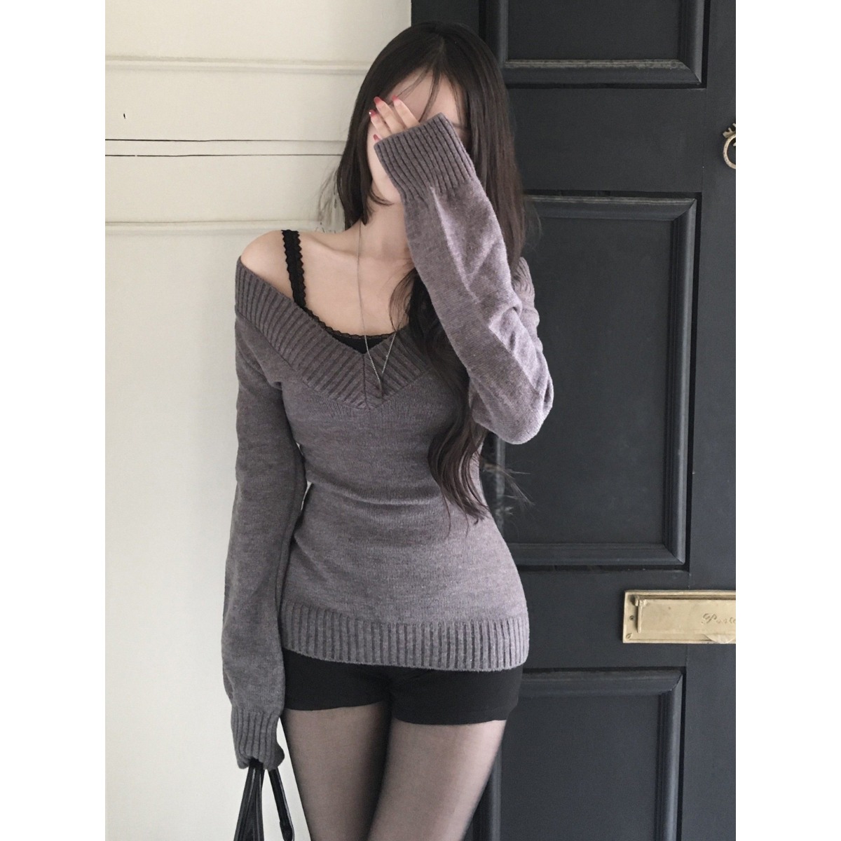 Maglione in maglia a scollo a  - Resin Vat recensione e prezzo
