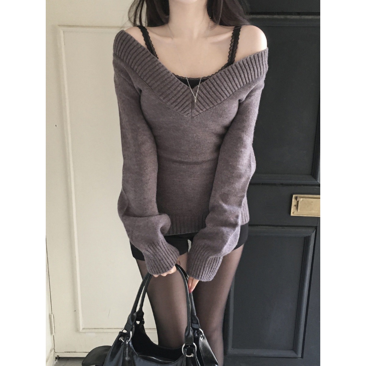 Maglione in maglia a scollo a  - Resin Vat recensione e prezzo