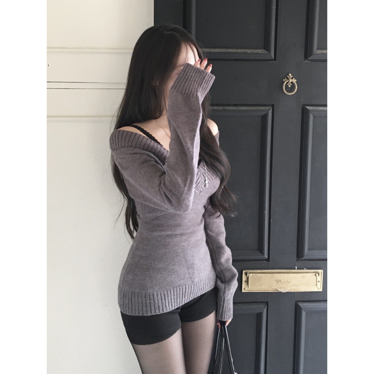 Maglione in maglia a scollo a  - Resin Vat recensione e prezzo