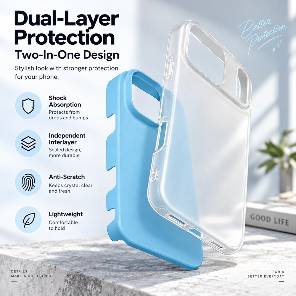 Custodia per iPhone 17 16 15 1 - Tpu Filament recensione e prezzo